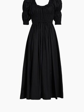 Doen Ischia Puff-Sleeve Dress